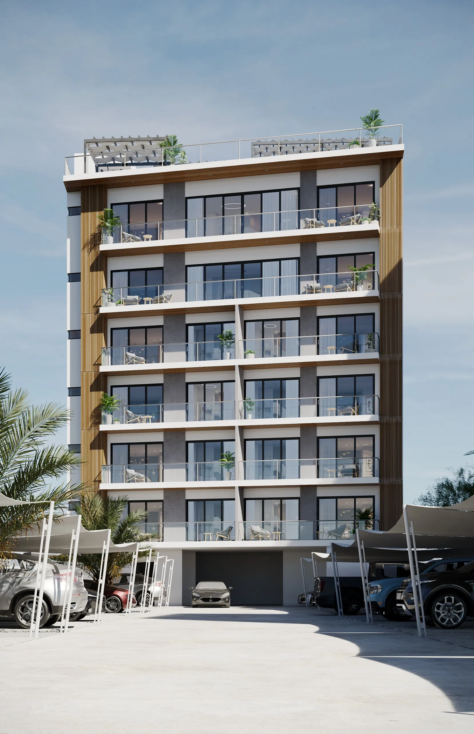 Details of the new North Tower